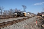 NS 4370 leads train 11N